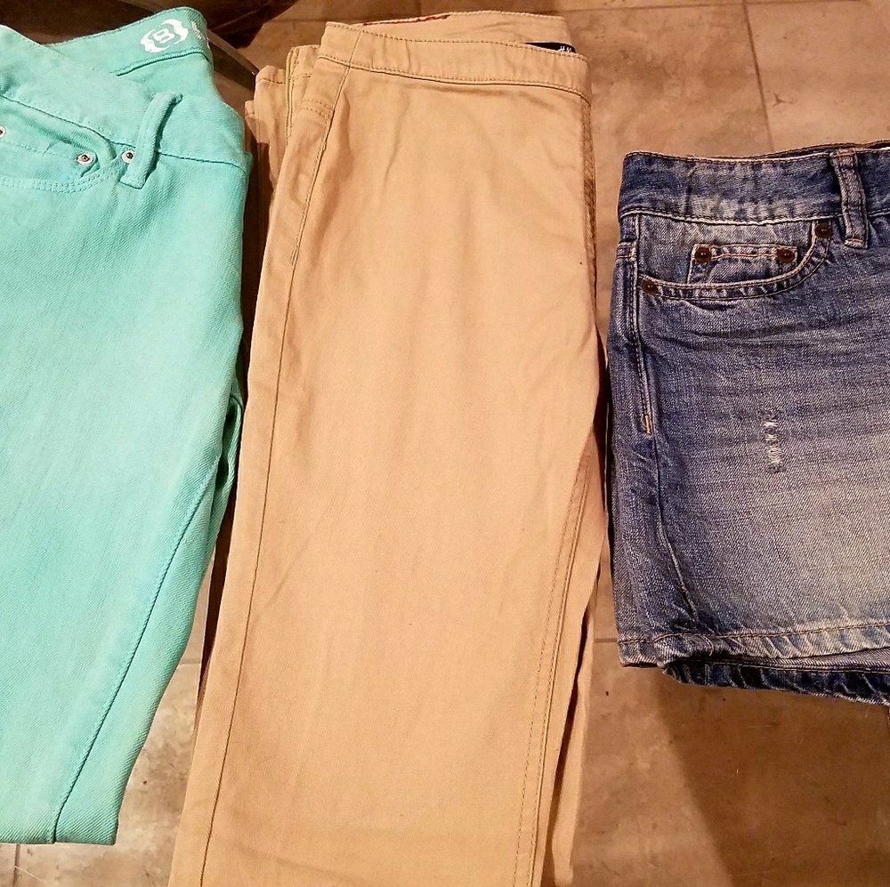Set of 2 Pants & 1 Skirt: $30 Total!
